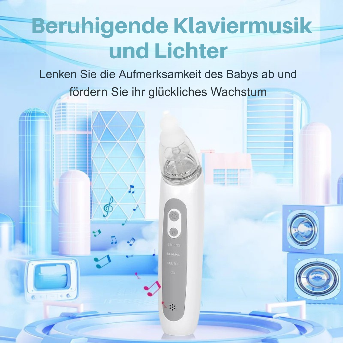 KlarNase Elektrischer Nasensauger für Babys