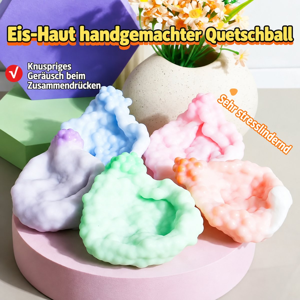 Trauben-Knautschball – herrlich weiches Fidget-Spielzeug ✨