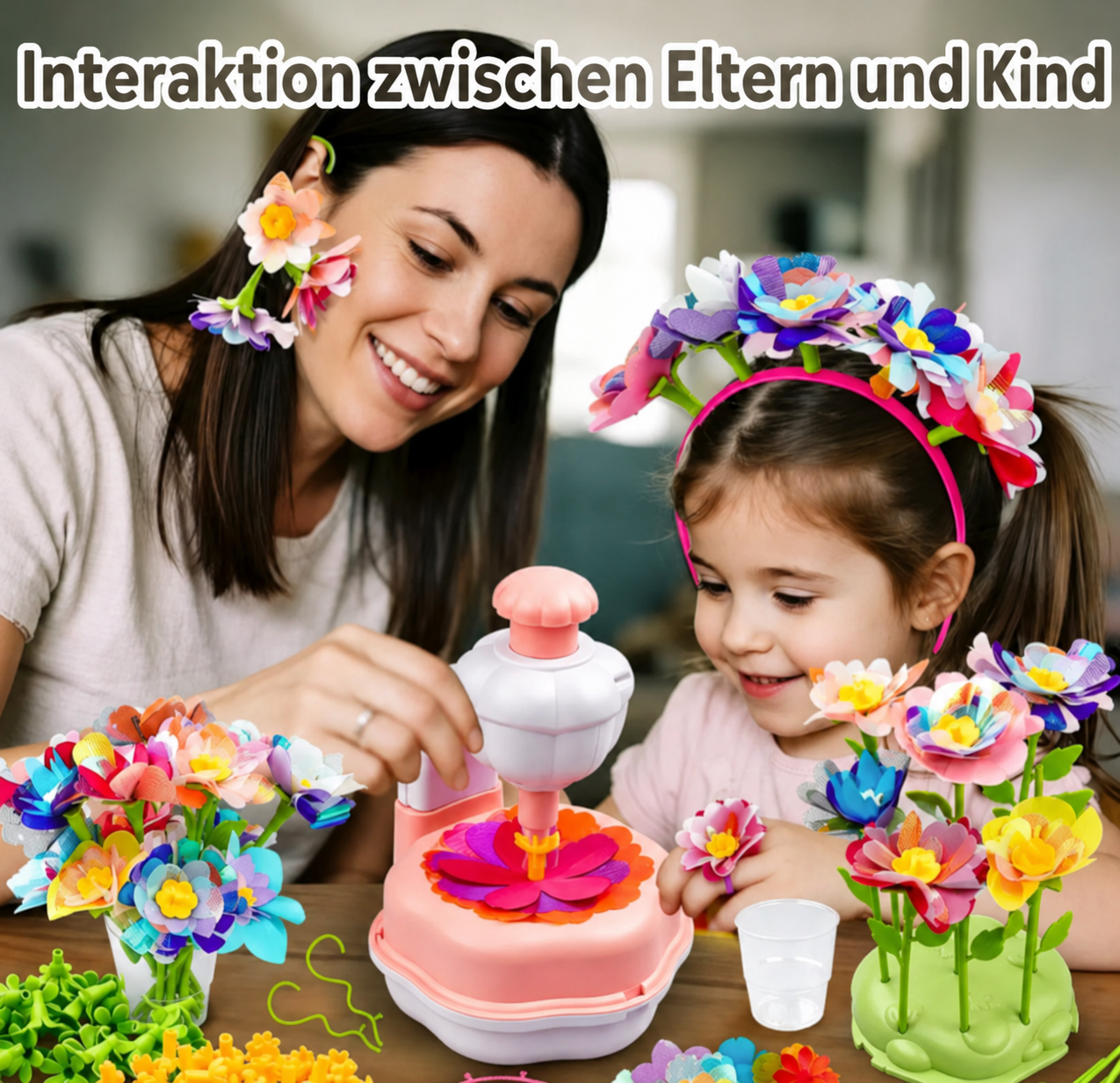 Blütenzauber DIY-Stoffblumenstrauß-Set