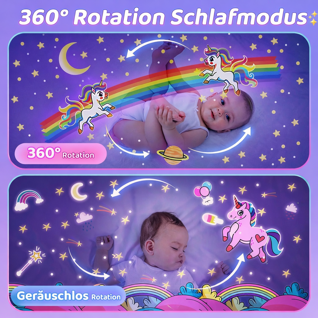 Elektrisches Hasen-Projektor - Nachtlicht für Kinder