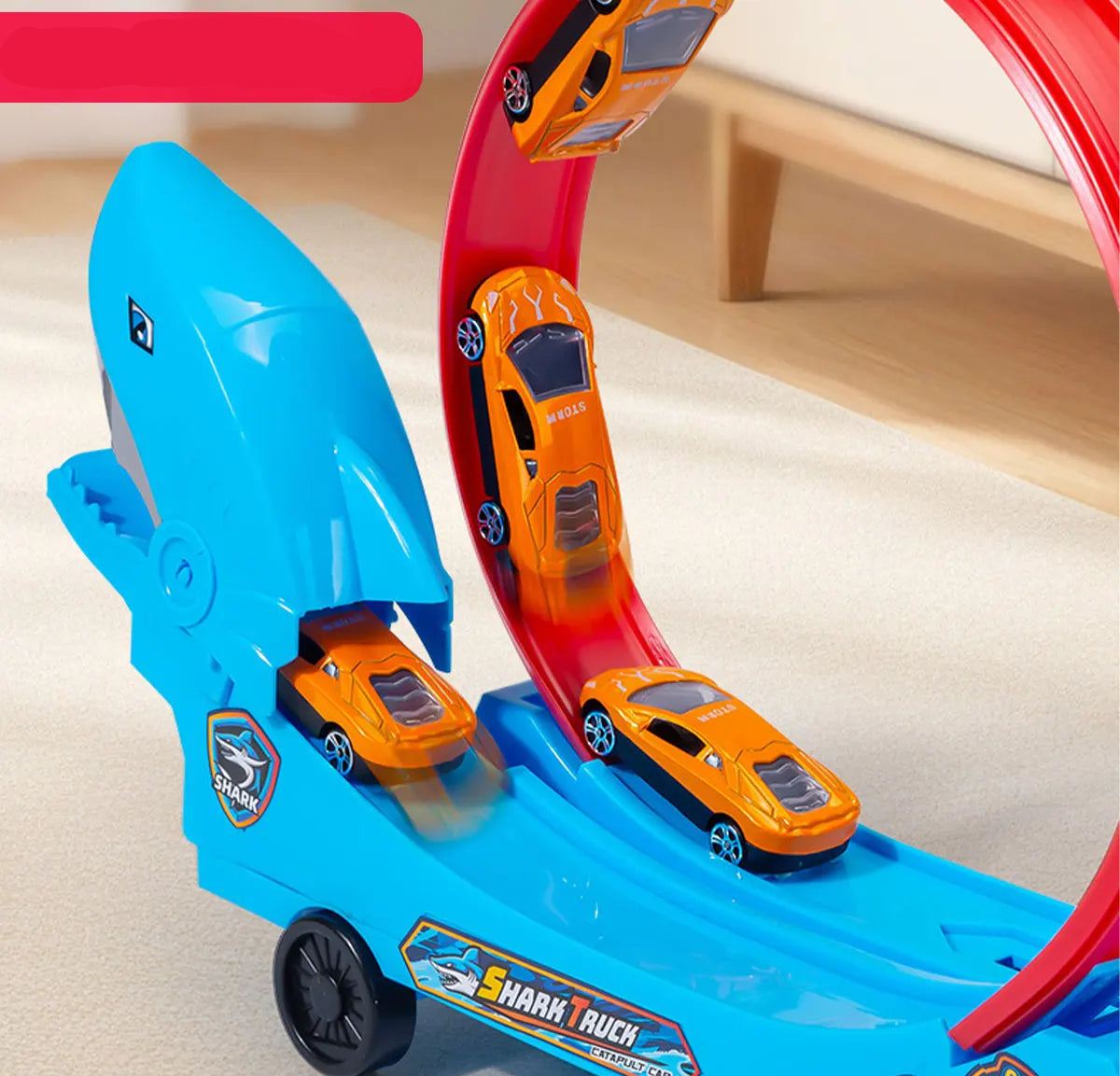 Dinosaurier Rennbahn-Set – Bauen, Rutschen & Rennen