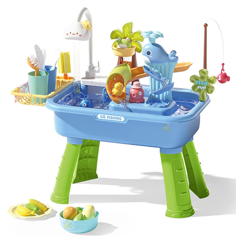 KinderKüche - Spielspüle mit Wasserkreislauf