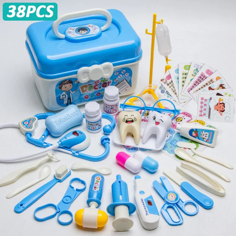 Doctor Set for Kids – Pretend Play Medical Kit with Nurse Tools & Accessories
