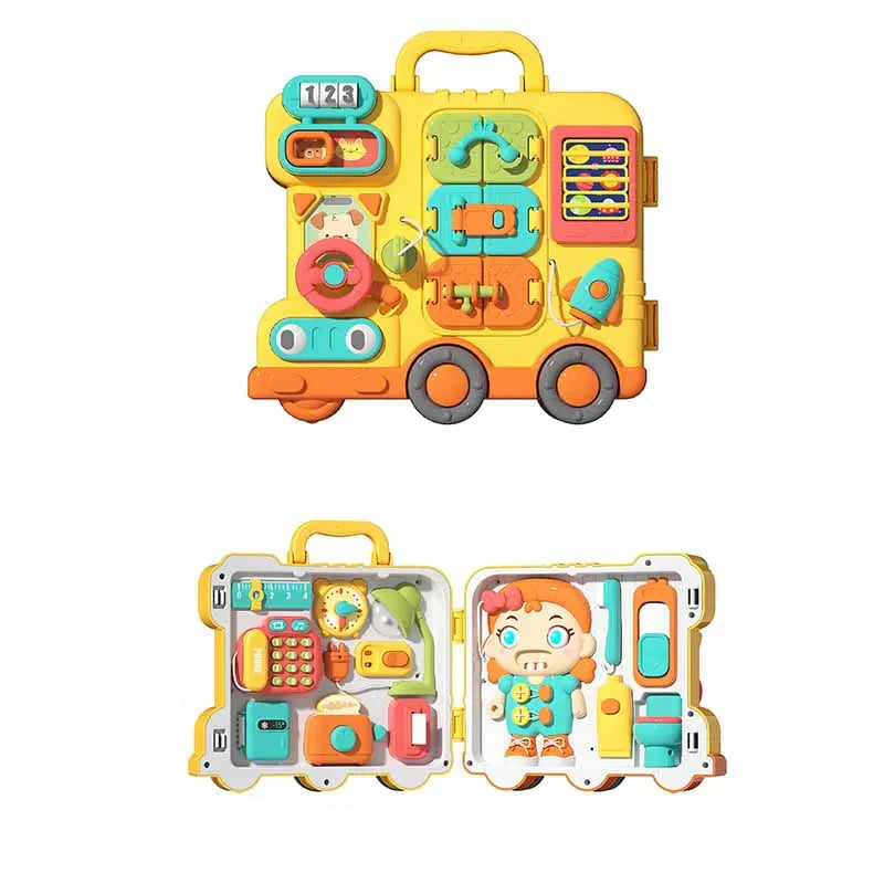 Montessori Lernboard – Sensorikspielzeug mit Musik & Licht