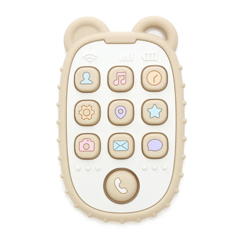 Baby Phone Teether – Silicone Teething Toy for Babies & Toddlers