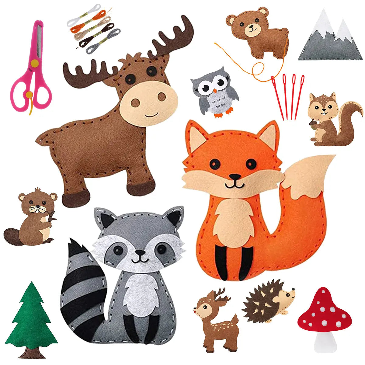 DIY Plush Animals for Creative Little Hands