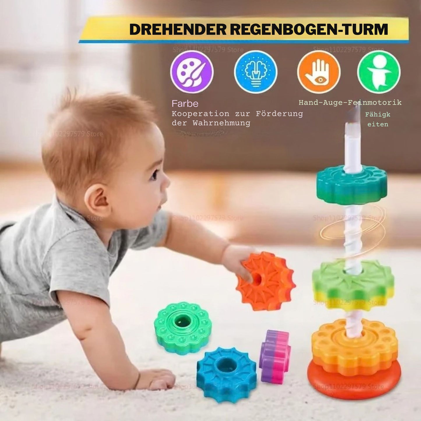 Montessori Regenbogen-Turm