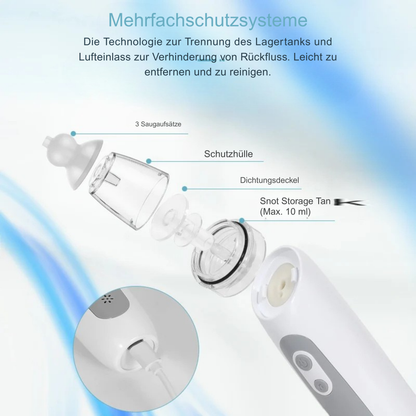 KlarNase Elektrischer Nasensauger für Babys