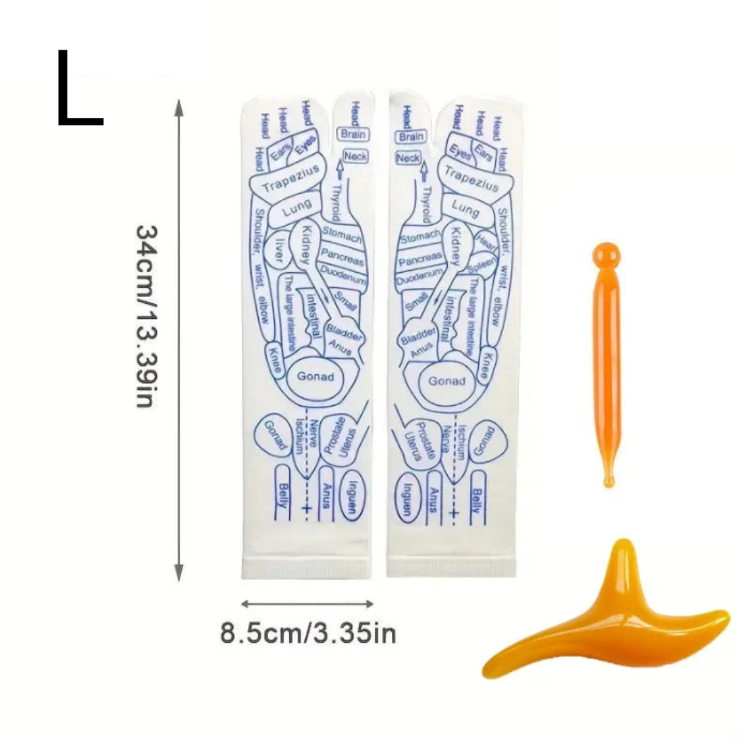 Acupressure Foot Massager Socks – Reflexology Socks for Tired Feet & Foot Care
