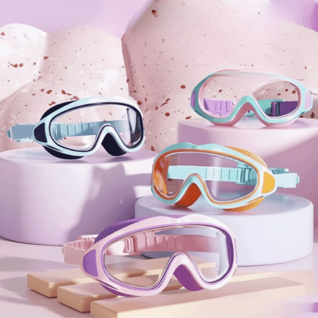 KlarBlick Kinder-Schwimmbrille mit Anti-Beschlag-Schutz