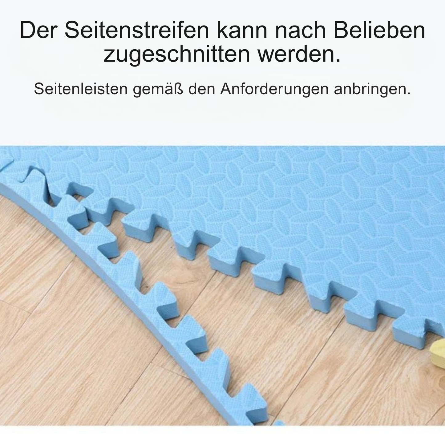 Puzzle Spielmatte für Kinder | Weiche Bodenmatte aus EVA Schaum mit Stecksystem
