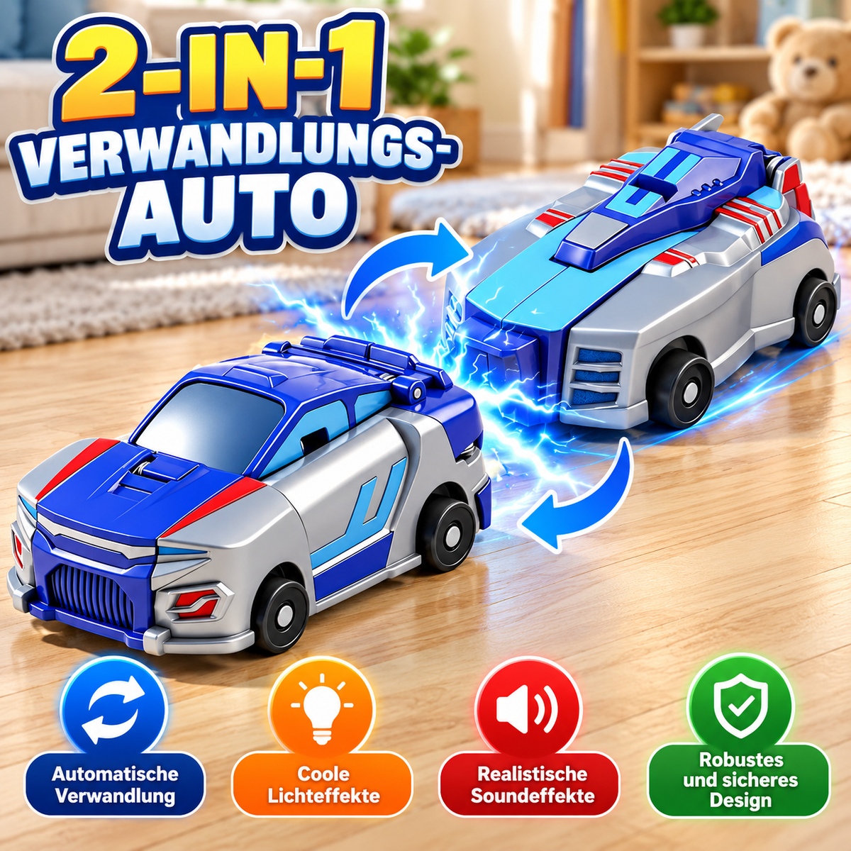 DrachenWandel – 2-in-1 Roboterauto 🐉🚗