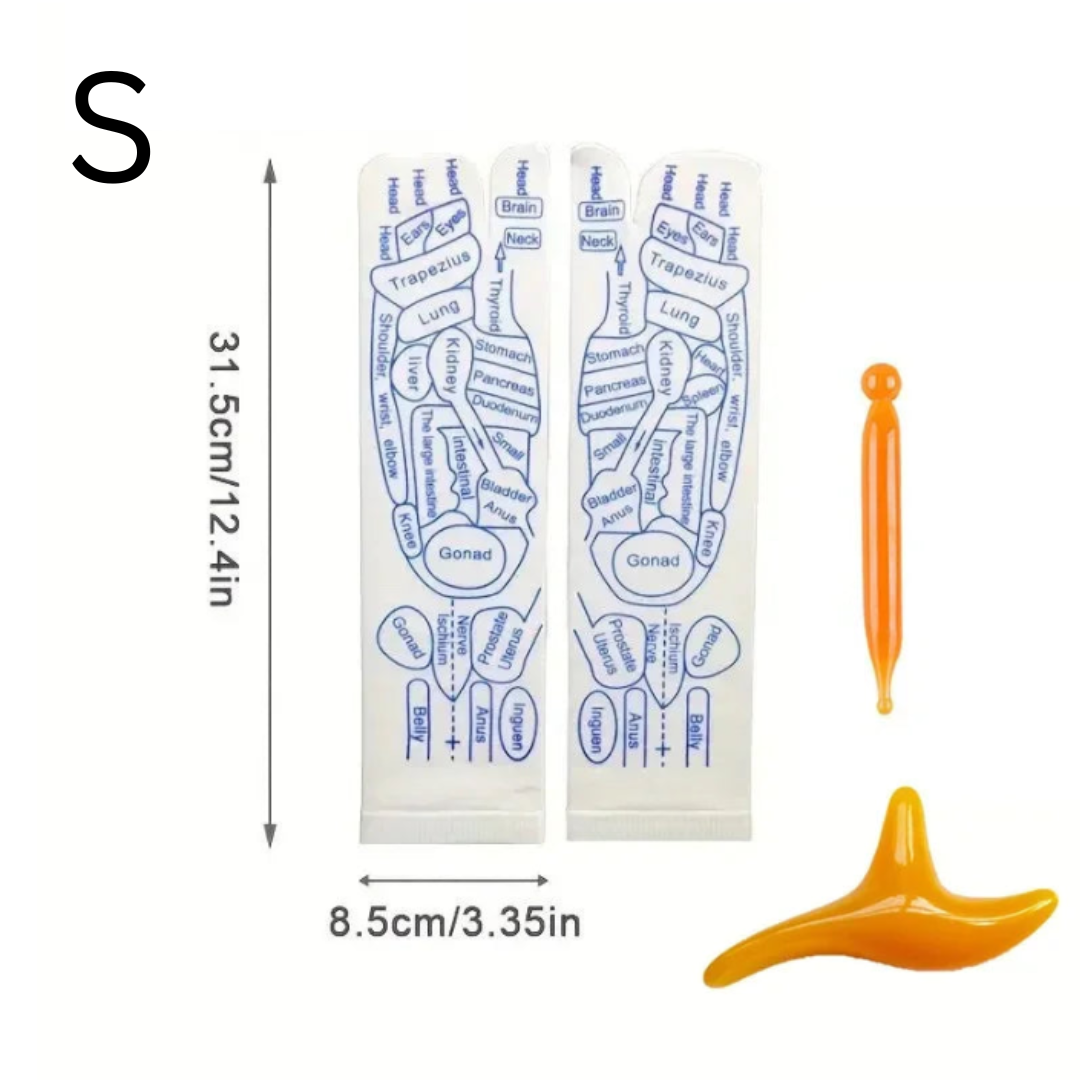 Acupressure Foot Massager Socks – Reflexology Socks for Tired Feet & Foot Care