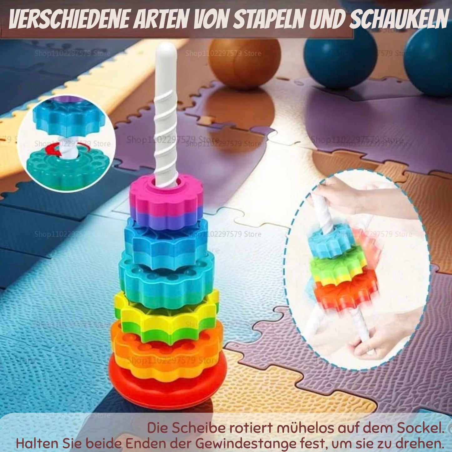 Montessori Regenbogen-Turm