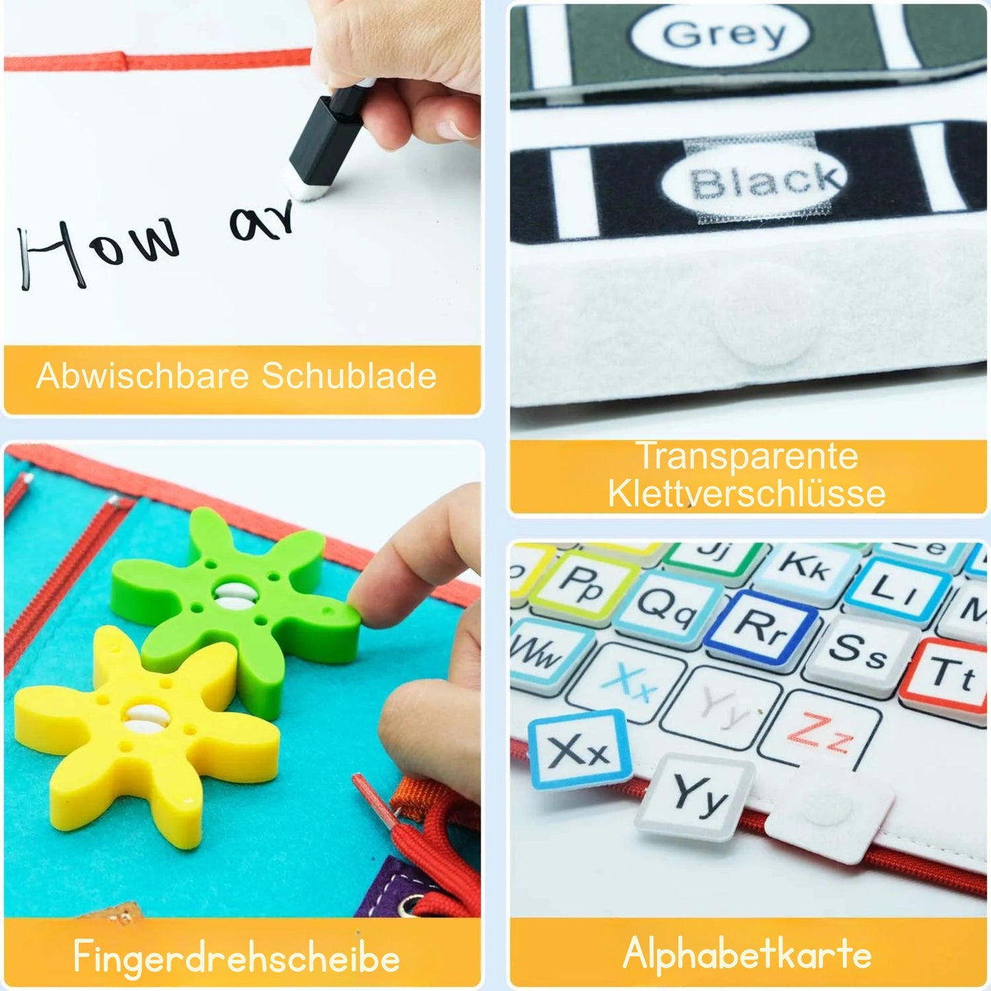 Montessori Busy Board für Kleinkinder