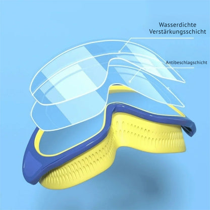 KlarBlick Kinder-Schwimmbrille mit Anti-Beschlag-Schutz