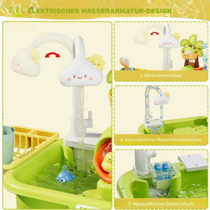 KinderKüche - Spielspüle mit Wasserkreislauf