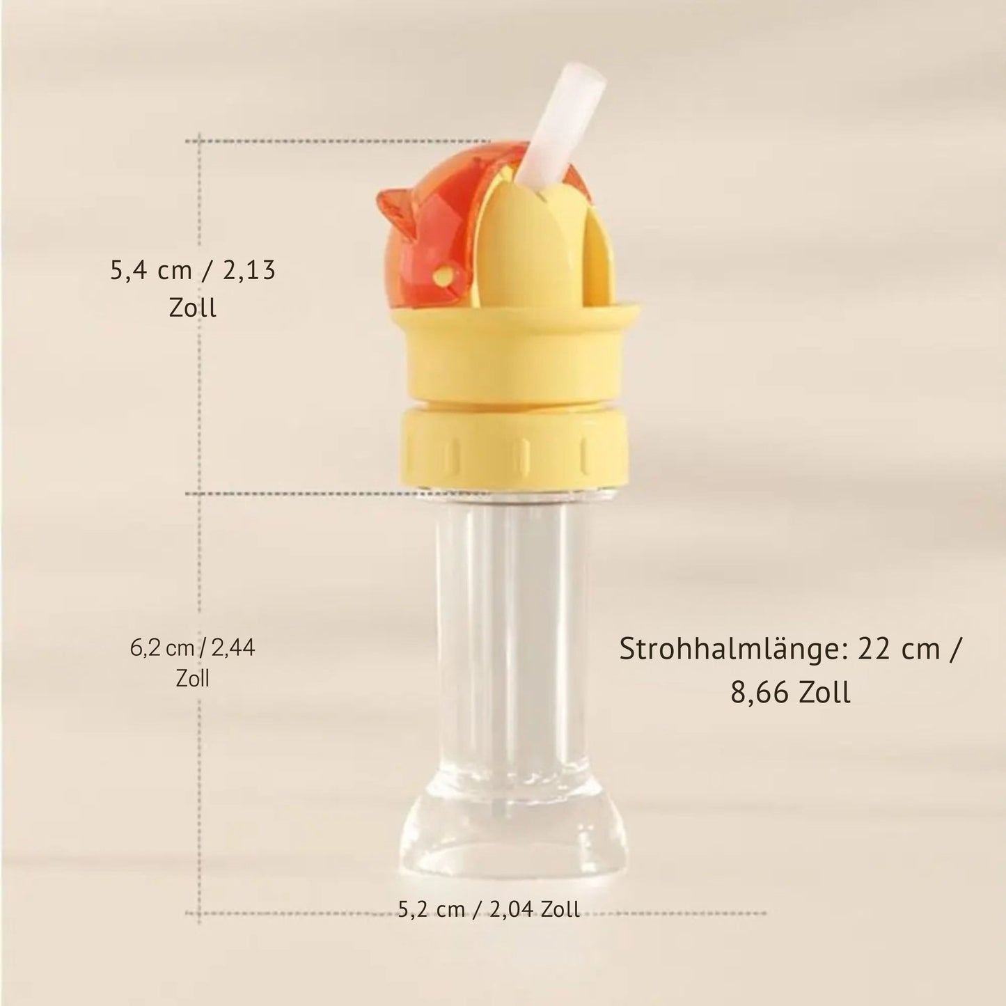 FlexiTrink 2-in-1 Deckel mit Strohhalm