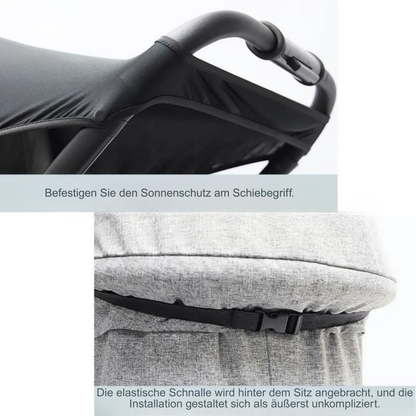 SchattenNest Universal Kinderwagen Sonnenschutz