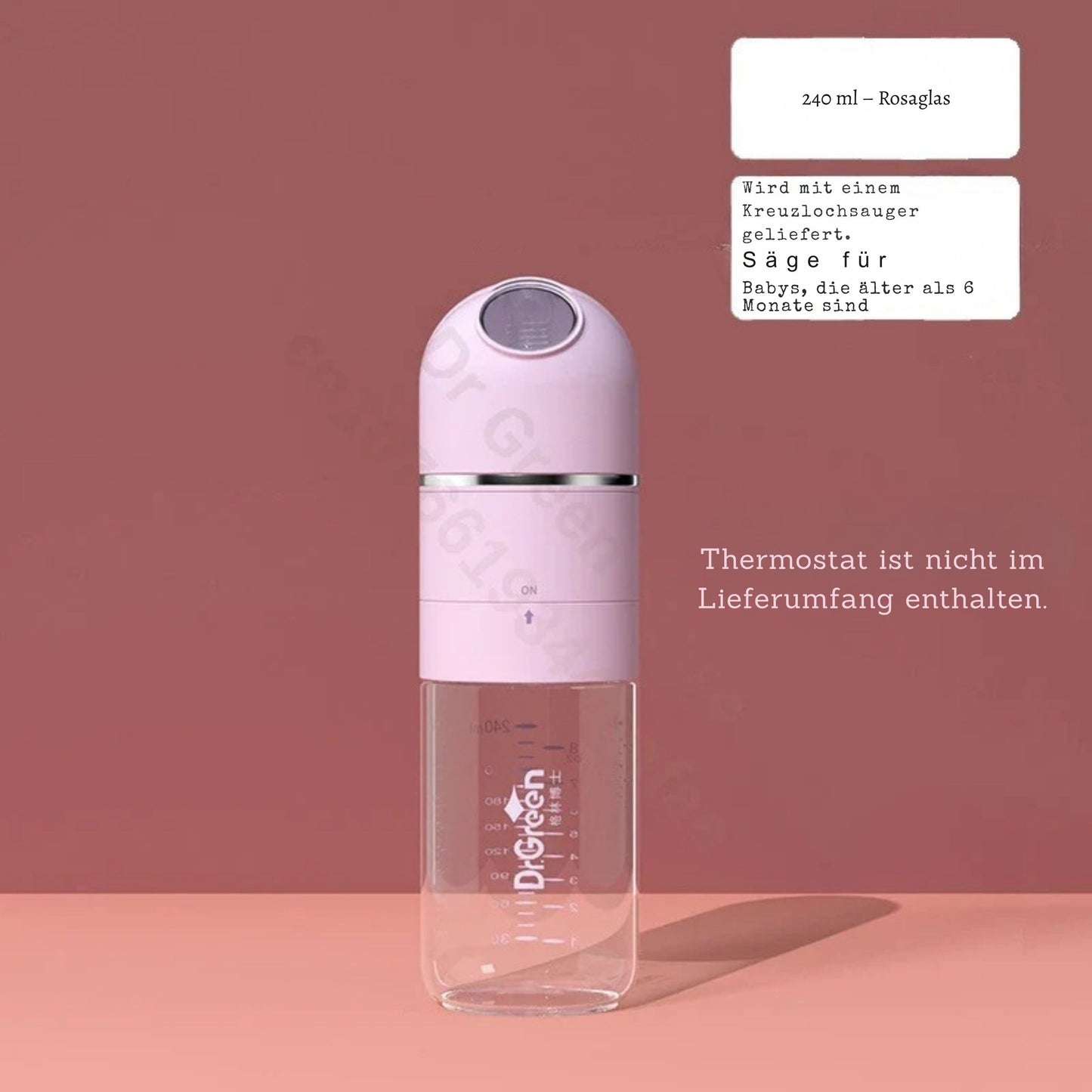 Dr.Grün SchnellMix Glas-Babyflasche