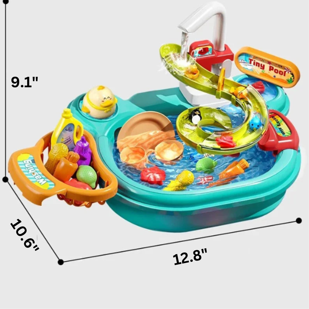 Kinder Spülbecken und Angel Spiel Set