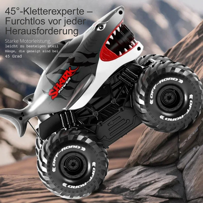 SharkBlaster 2-in-1 Amphibien RC Auto & Wasser-Shooter | 2.4G Fernbedienung + Gestensteuerung