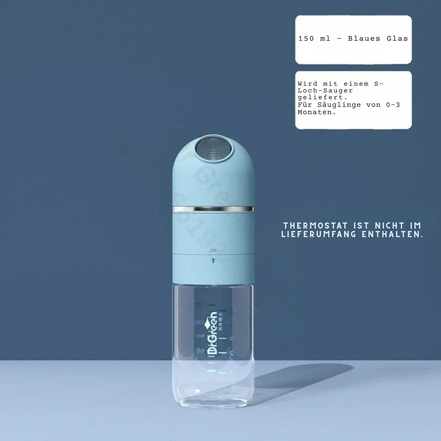Dr.Grün SchnellMix Glas-Babyflasche