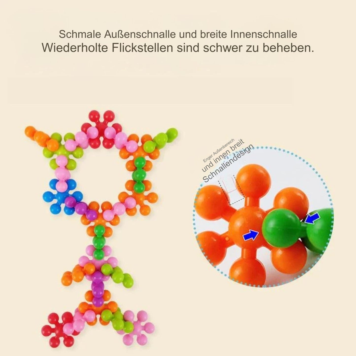Kreative Steckbausteine Set für Kinder