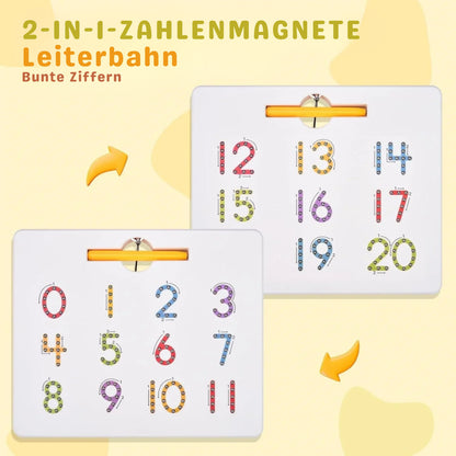 MagnetSchreib Zahlen-Nachspurtafel