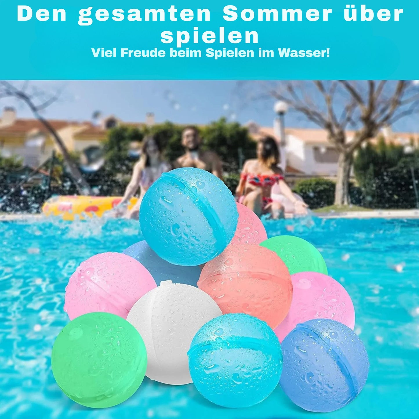 Wasserspaß – Wiederverwendbare Wasserbomben