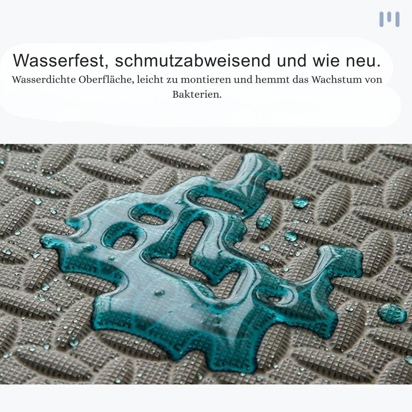 Puzzle Spielmatte für Kinder | Weiche Bodenmatte aus EVA Schaum mit Stecksystem