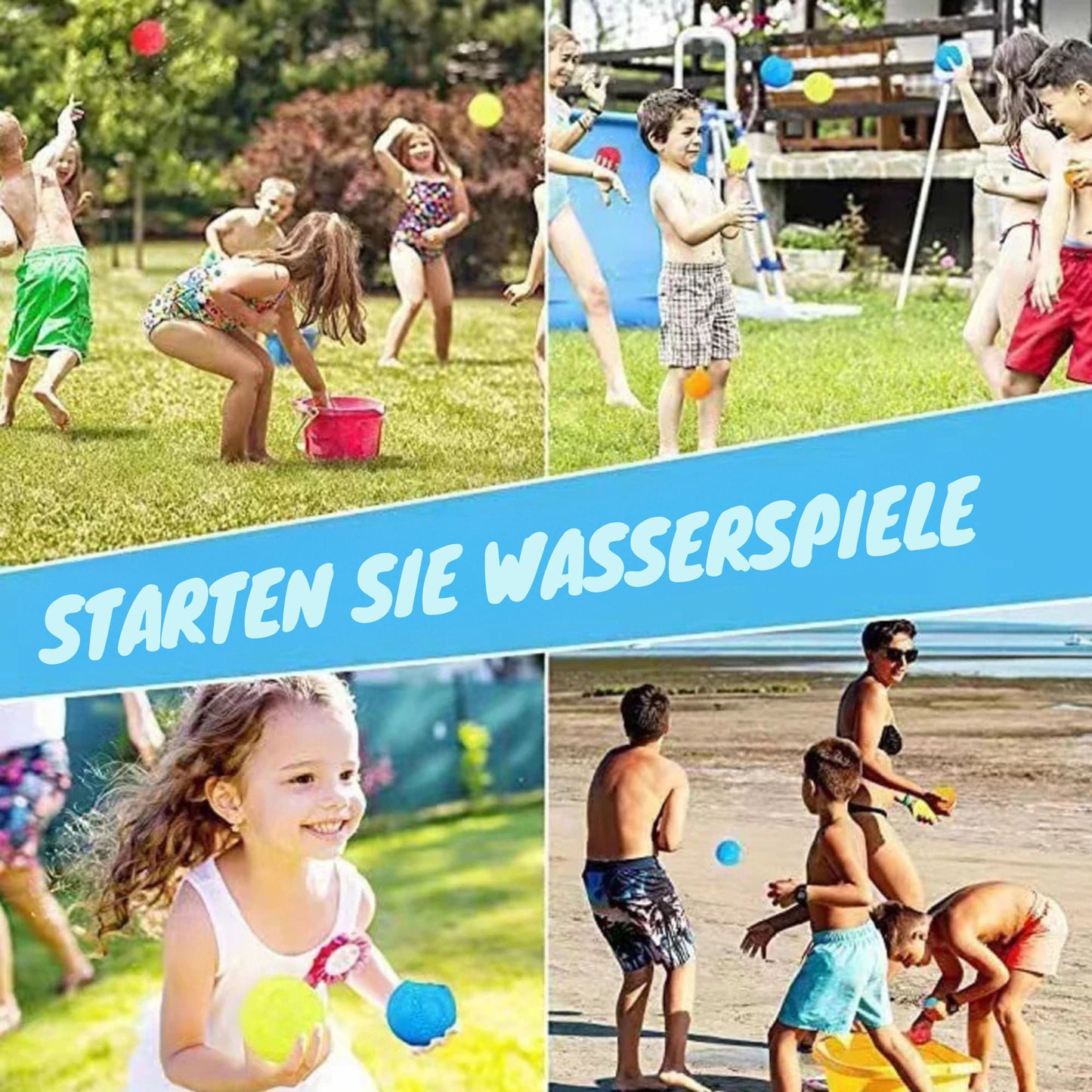 Wasserspaß – Wiederverwendbare Wasserbomben