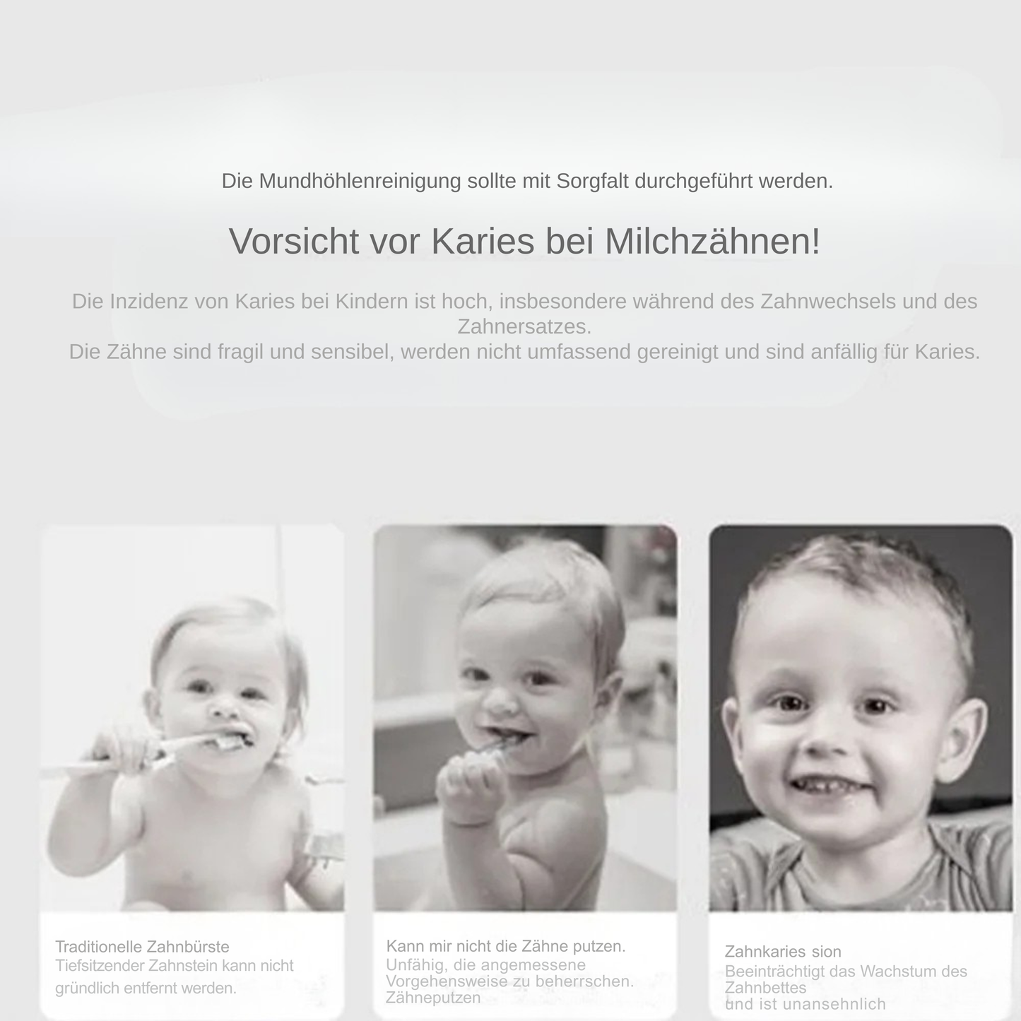 U-förmige Kinderzahnbürste