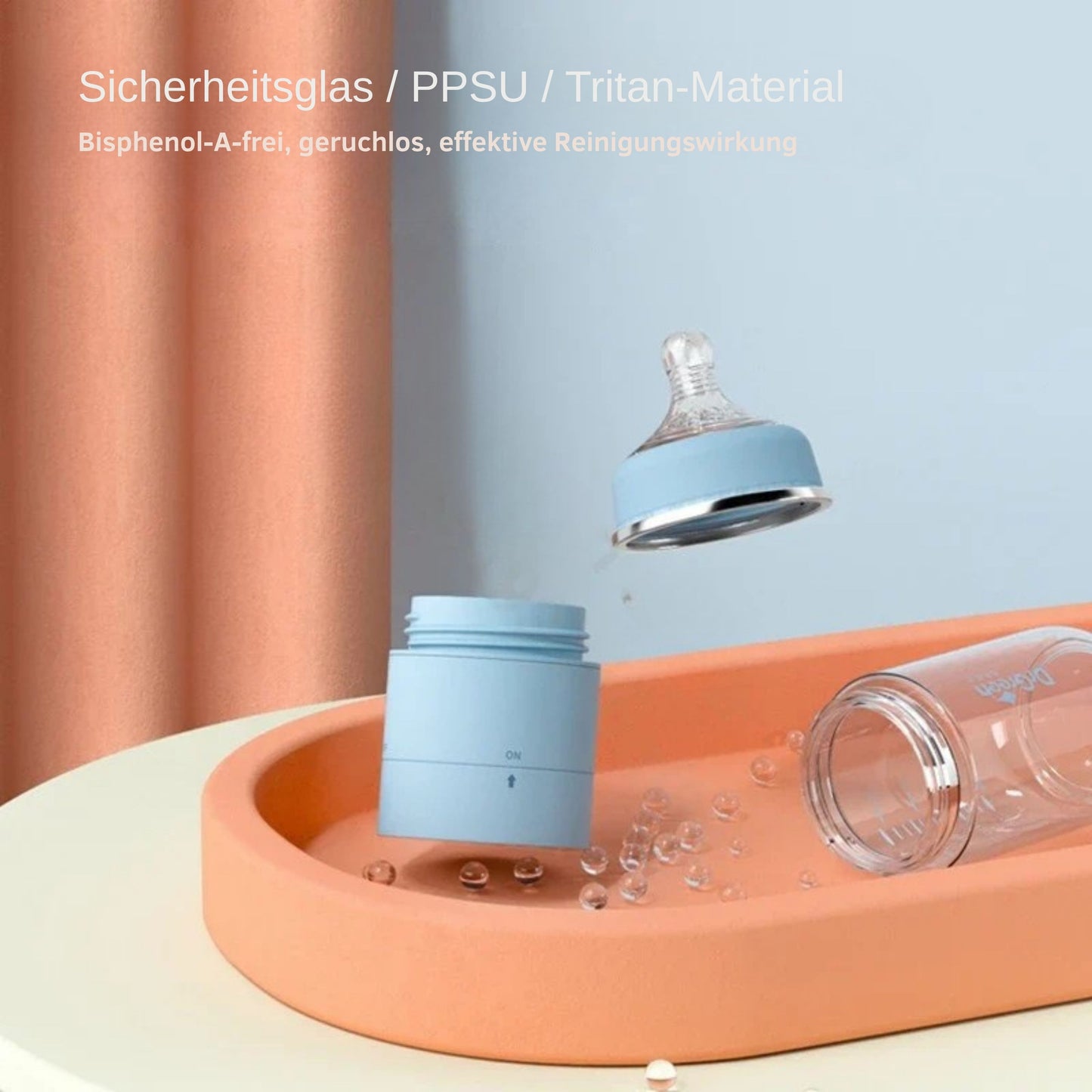 Dr.Grün SchnellMix Glas-Babyflasche