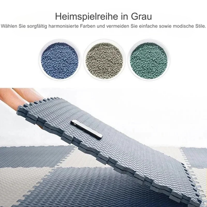 Puzzle Spielmatte für Kinder | Weiche Bodenmatte aus EVA Schaum mit Stecksystem