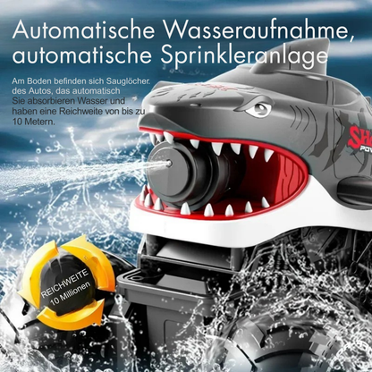 SharkBlaster 2-in-1 Amphibien RC Auto & Wasser-Shooter | 2.4G Fernbedienung + Gestensteuerung