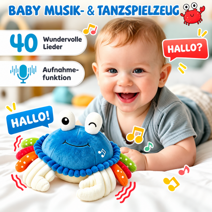 KrabbelKrebs – Krabbelnder Musik-Krebs 🦀🎵