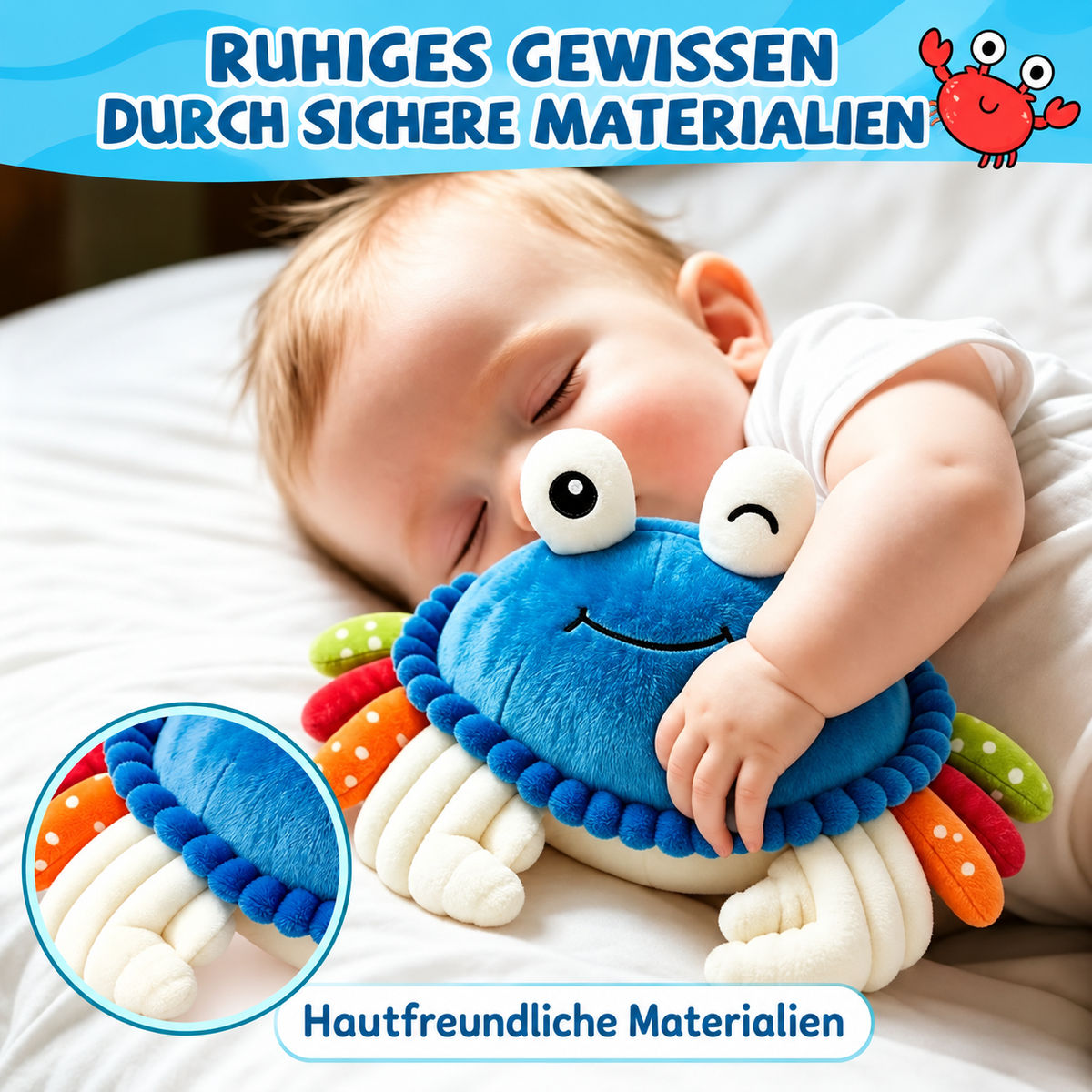 KrabbelKrebs – Krabbelnder Musik-Krebs 🦀🎵