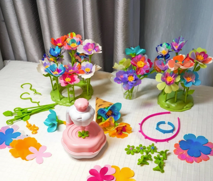 Blütenzauber DIY-Stoffblumenstrauß-Set