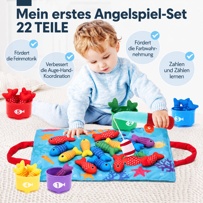 Montessori-Angelspiel – 22-teiliges Lernspiel für Farben & Zahlen 🎣🐠