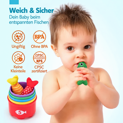 Montessori-Angelspiel – 22-teiliges Lernspiel für Farben & Zahlen 🎣🐠