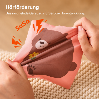 Kleine Entdecker Montessori-Sensorik-Taschentuchbox