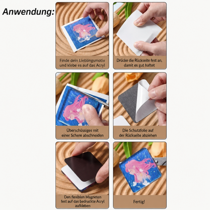 KreativMagnet – DIY Acryl-Kühlschrankmagnet-Set