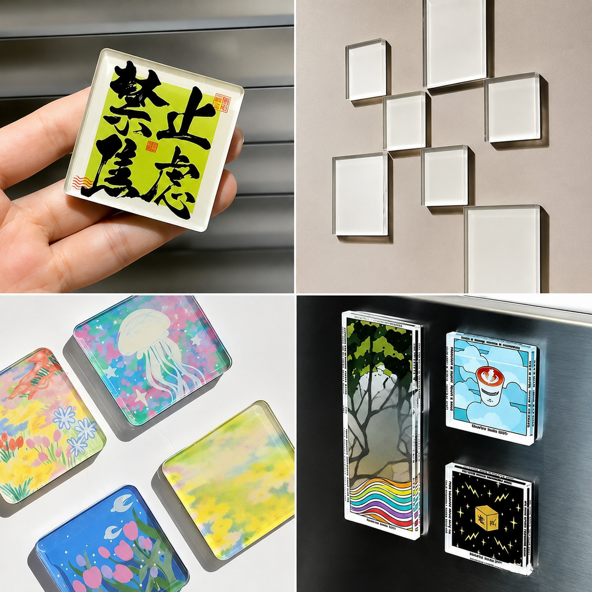 KreativMagnet – DIY Acryl-Kühlschrankmagnet-Set