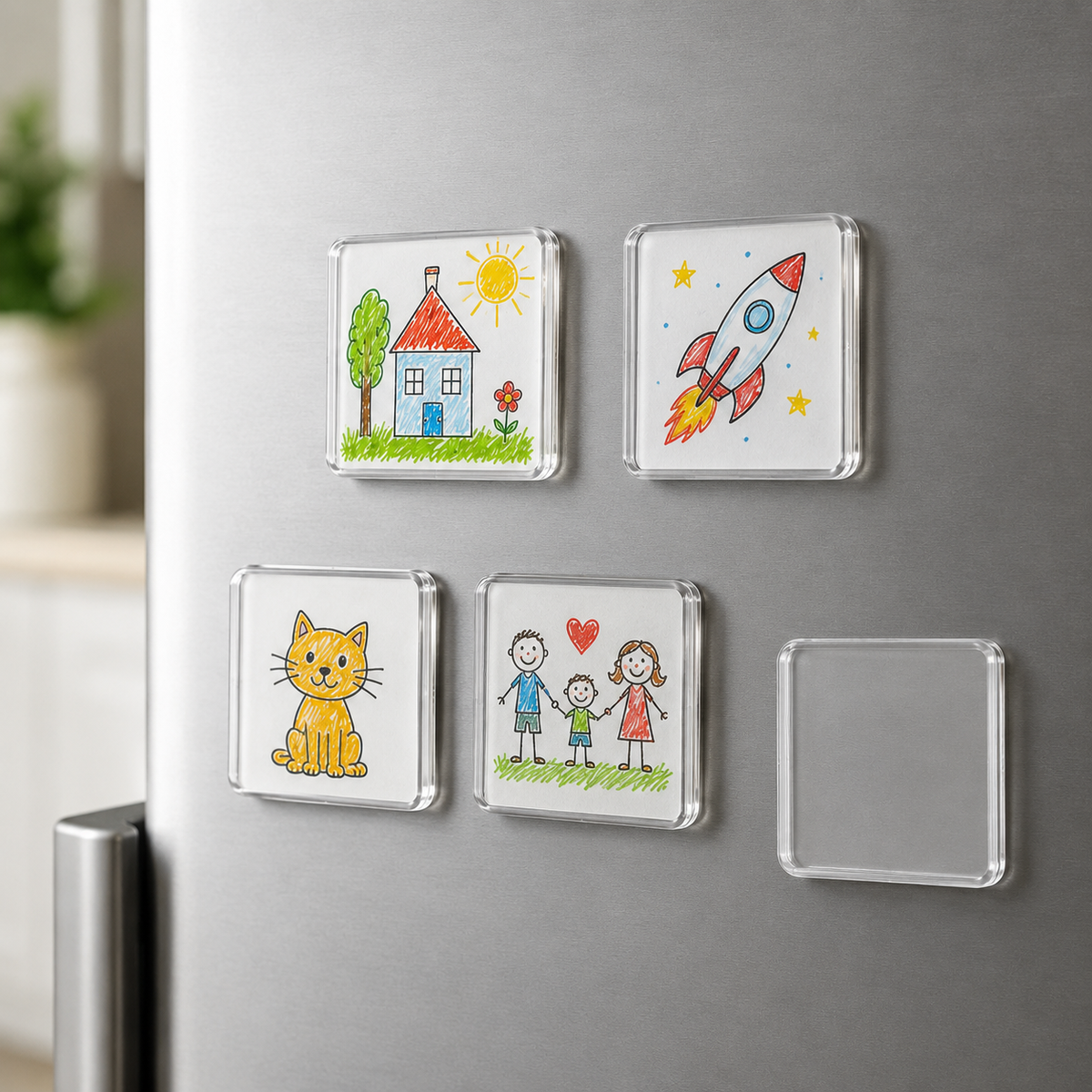 KreativMagnet – DIY Acryl-Kühlschrankmagnet-Set