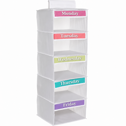 WochenReady – 5-Tage-Kleiderorganizer für Kinder