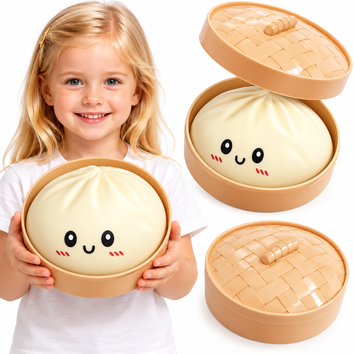 KnautschKloß – Riesiger Quetsch-Antistressball 🥟☁️