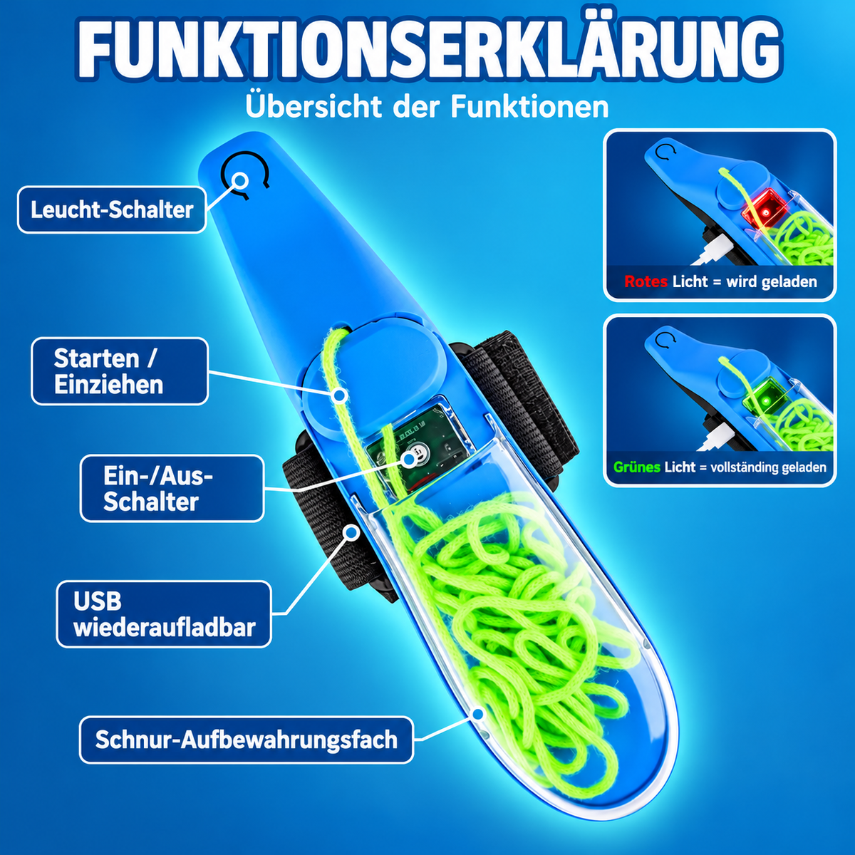 NetzSchleuder – Leuchtender Armband-Werfer 🕸️✨