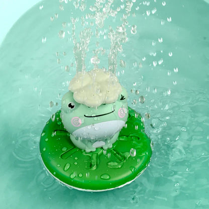 Electric Water-Spray Frog Bath Toy