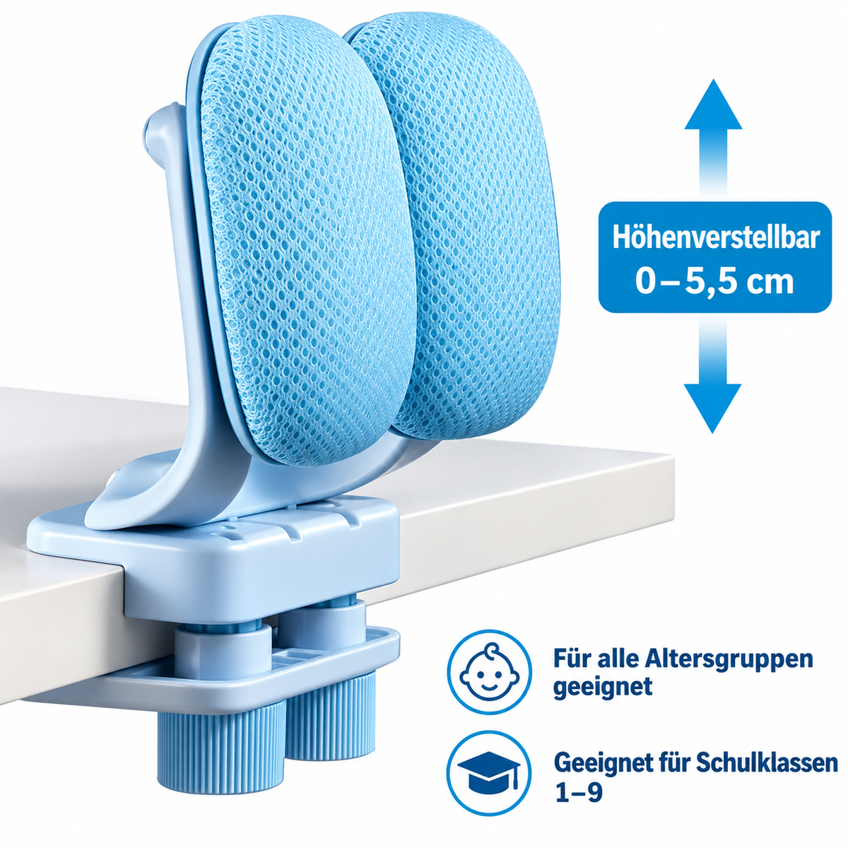 HaltungsHelfer – Verstellbare Sitzstütze für den Schreibtisch 📚🪑